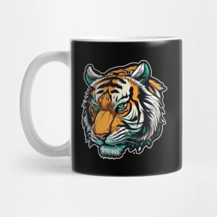 Tiger Design Vivid Colors Mug